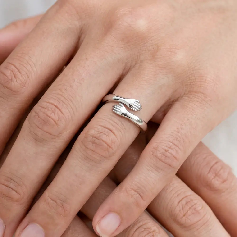 To My Granddaughter Hug Ring