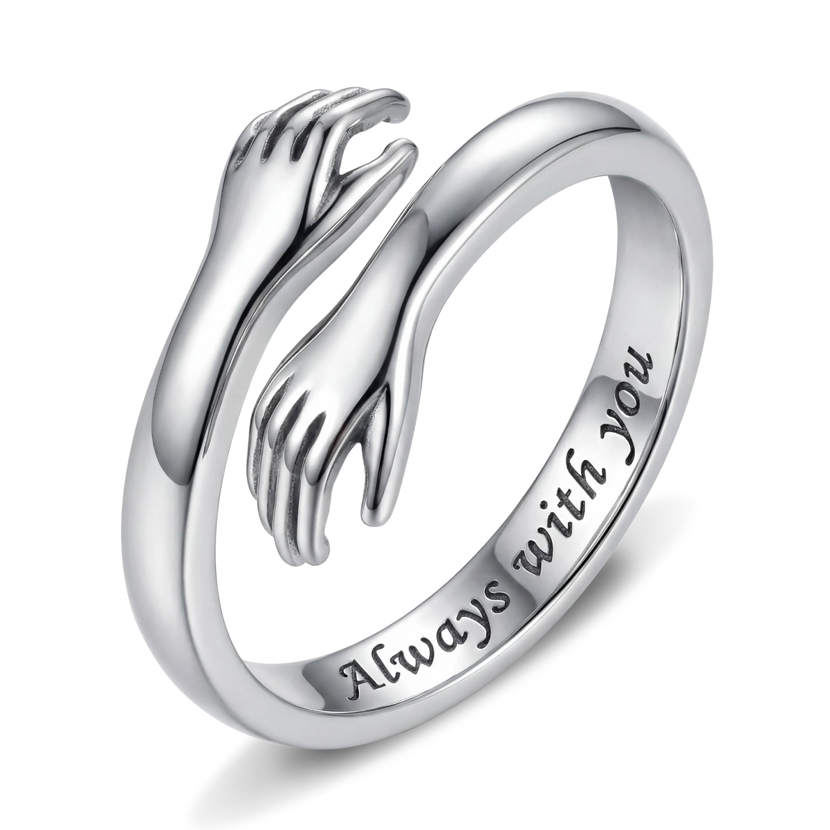 To My Granddaughter Hug Ring