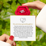 To My Granddaughter Hug Ring